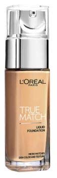 L'OREAL True Match Liquid Foundation G5 Gold Cream 30ml 1's -Long Lasting and Natural Make-up Result and give You 24H Hydration.