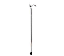 Load image into Gallery viewer, Elegant Lucite Clear Cane With Contour Handle - Right Hand - Safety Aid - 250lbs Limit - Deluxe Comfort Walking Cane - Acrylic Canes and Walking Sticks
