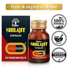 Load image into Gallery viewer, Shilajit with Gold &amp; Kesar for Strength, Stamina and Power - 10 Capsules, Pack of 4
