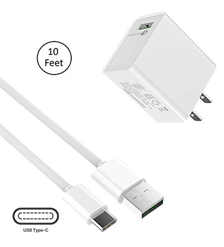 Fast Charger for Latest iPad Pro 2018 USB-C (Type-C) 3.0 Cable Kit by Boxgear (1 Fast Wall Charger + 1 Type-C Cable) Adaptive Fast Charging 50% Faster Charging!