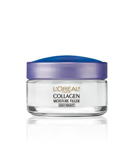 Dermatologist-tested L'Oreal Paris Collagen Moisture Filler Anti Aging Night Face Cream, 1.7 oz.