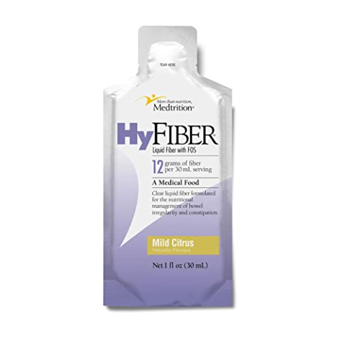 Daily Liquid Fiber for Regularity and Soft stools |HyFiber| 12 Grams Soluble Fiber. 25 doses.