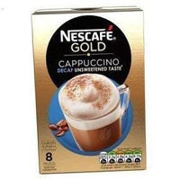 Nescafe Cappuccino Unsweetened and Decaffenated 2 Boxes