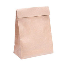 Load image into Gallery viewer, Halulu Brown Paper Bags - 6&quot; x 4&quot; x 12&quot; Lunch Paper Bags - Pack of 100
