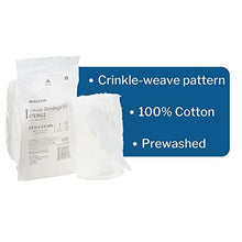 Load image into Gallery viewer, McKesson White Fluff Bandage Roll Sterile 3-2/5&quot; x 3-3/5 yd 16-4263 96 per Case
