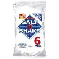 Walkers Salt & Shake Crisps 6 X 30G