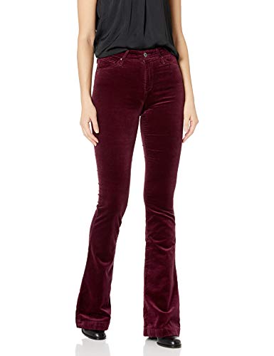 AG Adriano Goldschmied Women's Janis High Rise Flare, Wine, 24