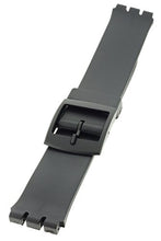 Load image into Gallery viewer, PERFIT Swatch Replacement 17mm Watch Band to fit Originals Collection + others (Black)
