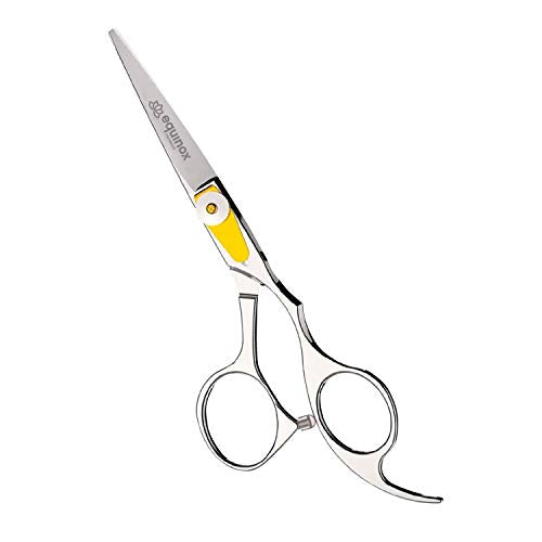 Equinox Professional Razor Edge Series Barber Hair Cutting Scissors - Japanese Stainless Steel Salon Scissors - 6.5 Overall Length - Fine Adjustment Tension Screw - Premium Shears for Hair Cutting