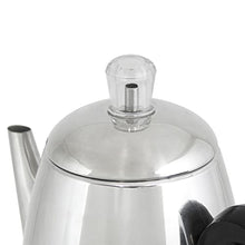 Load image into Gallery viewer, West Bend 54159 Classic Stainless Steel Electric Coffee Percolator with Heat Resistant Handle and Base Features Detachable Cord, 12-cup, Silver
