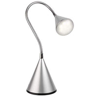 OttLite LED Cone Desk Lamp, Silver