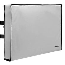 Load image into Gallery viewer, Outdoor TV Cover 80&quot; - 85&quot; inch - Universal Weatherproof Protector for Flat Screen TVs - Fits Most TV Mounts and Stands - Gray
