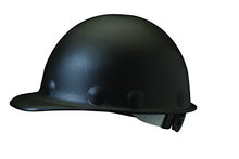 Load image into Gallery viewer, Fibre-Metal Hard Hat Injection Molded Roughneck Fiberglass with 8-Point Ratchet Suspension, Black
