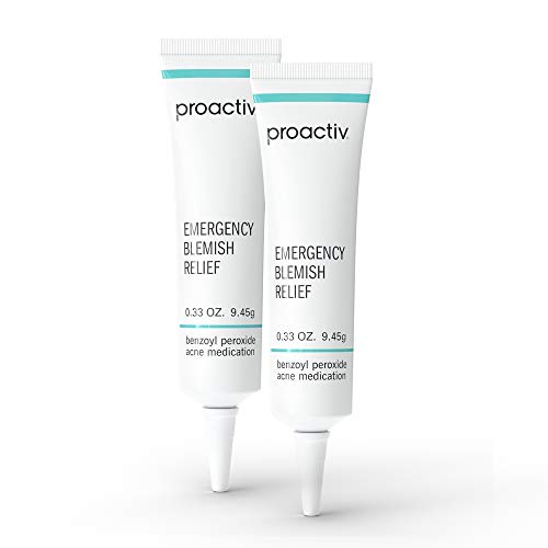 Proactiv Emergency Blemish Relief - Benzoyl Peroxide Gel - Acne Spot Treatment for Face and Body - 2 Pack, .33 Oz