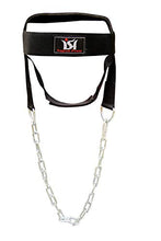 Load image into Gallery viewer, ISH Gym Weight Lifting Head Neck Harness Nylon Straps Fitness Strength Training
