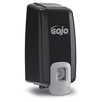 GOJO NXT SPACE SAVER Push-Style Lotion Soap Dispenser, Black, for 1000 mL GOJO NXT Lotion Soap Refills (Pack of 1) - 2135-06