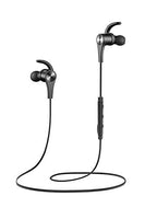 SoundPEATS Bluetooth Headphones In Ear Wireless Earbuds 4.1 Magnetic Sweatproof Stereo Bluetooth Earphones for Sports With Mic (Upgraded 8 Hours Play Time, Secure Fit, Noise Cancelling) -Black