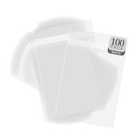 Golden State Art, Pack of 100, Acid-Free Crystal Clear Sleeves Storage Bags for Photo Prints Framing Mats Mattes (Bag Size: 5 2/8 X 7 2/16 inches for 5x7 Mats)