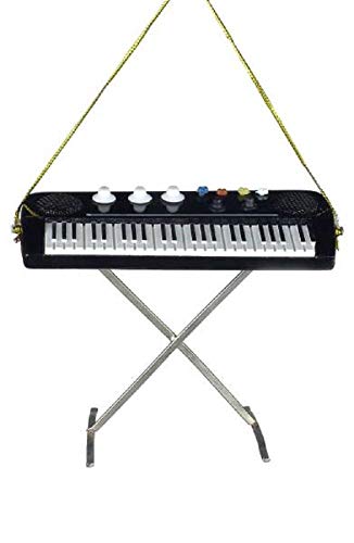 Broadway Gifts Electric Keyboard Musical Instrument Christmas Tree Ornament Music Decoration