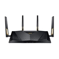 ASUS AX6000 WiFi 6 Gaming Router (RT-AX88U) - Dual Band Gigabit Wireless Router, 8 GB Ports, Gaming & Streaming, AiMesh Compatible, Included Lifetime Internet Security, Adaptive QoS, MU-MIMO