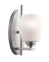 Kichler 5096NI One Light Wall Sconce, 1, Brushed Nickel