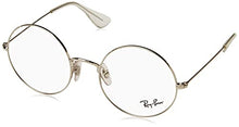 Load image into Gallery viewer, Ray-Ban RX6392 Metal Round Prescription Eyeglass Frames, Silver/Demo Lens, 53 mm
