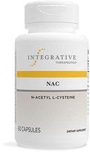 Load image into Gallery viewer, Integrative Therapeutics - NAC (N-Acetyl L-Cysteine) - Vital Cellular Antioxidant Supplement - 60 Capsules
