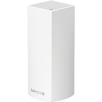 Linksys WHW0301 Velop Intelligent Mesh WiFi System: AC2200 Tri-Band Wi-Fi Router, Wireless Network for Full-Speed Home Coverage (White, 1-Pack)