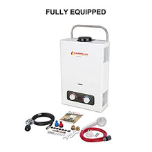 Load image into Gallery viewer, CAMPLUX ENJOY OUTDOOR LIFE BD158 1.58GPM Outdoor Propane Tankless Gas Water Heater

