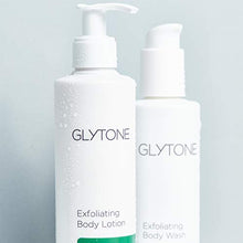 Load image into Gallery viewer, Glytone Exfoliating Body Lotion With 17.5 Free Acid Value Glycolic Acid, Keratosis Pilaris, KP, Smooths Rough &amp; Bumpy Skin, Chicken Skin, Fragrance-Free, 8.4 oz.

