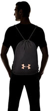 Load image into Gallery viewer, Under Armour Ozsee Cupron Sackpack,Black (001)/Black, One Size
