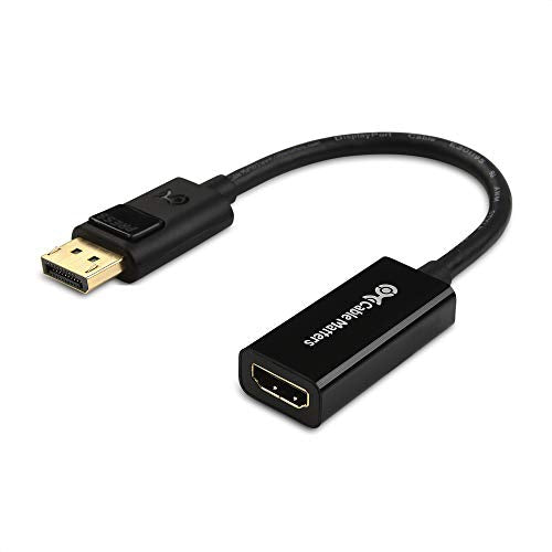 Cable Matters DisplayPort to HDMI Adapter (DP to HDMI Adapter is NOT Compatible with USB Ports, Do NOT Order for USB Ports on Computers)