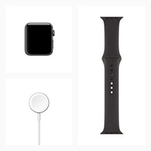 Load image into Gallery viewer, Apple Watch Series 3 (GPS, 38MM) - Space Gray Aluminum Case with Gray Sport Band (Renewed)
