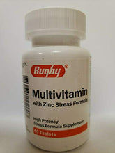 Load image into Gallery viewer, RUGBY MULTIVITAMIN with ZINC Stress Formula 60CT Pack of 1
