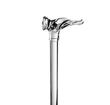 Load image into Gallery viewer, Elegant Lucite Clear Cane With Contour Handle - Right Hand - Safety Aid - 250lbs Limit - Deluxe Comfort Walking Cane - Acrylic Canes and Walking Sticks
