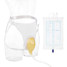 Load image into Gallery viewer, HEALLILY Female Urine Bag Urinal Collector Anti Allergic Medical Liquid Urine Bag Wearable Urinal System for Women Ladies
