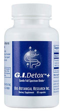 Load image into Gallery viewer, G.I. Detox+ Gentle Binder by Biocidin - GI Intestinal Cleanse with Silica, Apple Pectin, Humic Acid, Fulvic Acid, Charcoal &amp; Aloe - Assists in Toxin &amp; Biofilm Removal - Vegan (60 Capsules)
