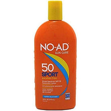 Load image into Gallery viewer, NO-AD Sport Sunscreen Lotion, SPF 50 16 oz
