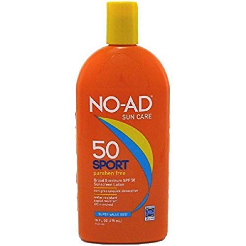 NO-AD Sport Sunscreen Lotion, SPF 50 16 oz