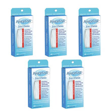 Load image into Gallery viewer, ProxySoft 3-in-1 Dental Floss for Optimal Teeth Flossing?- 5 packs Pre-Cut Ortho Floss Threaders for Braces, Tight Spaces, Bridges, Implants with Built-in Soft Proxy Brush and Stiff Threader Flosser
