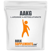 BulkSupplements.com L-Arginine a-Ketoglutarate (AAKG) - Powder - Arginine Supplement - AKG Supplement (500 Grams - 1.1 lbs)