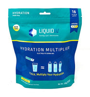 Liquid Iv, Lemon Lime Hydration Pouch, 9.03 Ounce (Pack of 16)