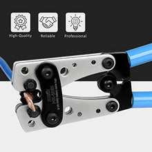 Load image into Gallery viewer, IWISS Cable Lug Crimping Tool for Heavy Duty Wire Lugs,Battery Terminal,Copper Lugs AWG 8-1/0
