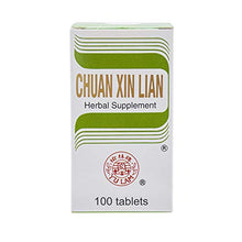 Load image into Gallery viewer, Chuan Xin Lian Herbal Supplement (Andrographis Extract) (Supports Throat, Respiratory System) (100 Tablets) (1 bottle)
