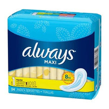 Load image into Gallery viewer, Always Maxi Regular Pads 24 pk (Pack of 12)
