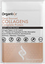 Load image into Gallery viewer, Organixx - Clean Sourced Collagens - Powerful Anti-Aging Supplement - 20 Servings - Aid the Appearance of Fine Lines &amp; Wrinkles, Help Ease Joint Discomfort, Features Five Types of Collagen
