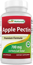 Load image into Gallery viewer, Best Naturals Apple Pectin 700 mg 120 Capsules
