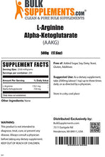 Load image into Gallery viewer, BulkSupplements.com L-Arginine a-Ketoglutarate (AAKG) - Powder - Arginine Supplement - AKG Supplement (500 Grams - 1.1 lbs)
