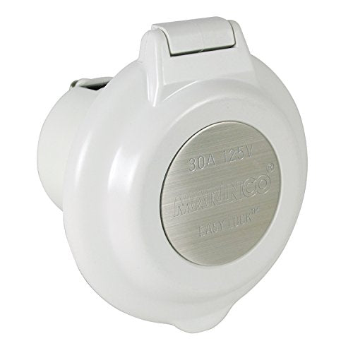 ParkPower by Marinco 304EL-BRV 15A, 20A, 30A & 50A Power Inlets, White