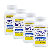 Load image into Gallery viewer, Ivory Caps - Maximum Potency 1500 mg Glutathione Skin Whitening Pills Complex (4-Pack)
